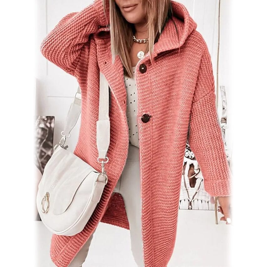 Women's Button Knitted Cardigan Sweater