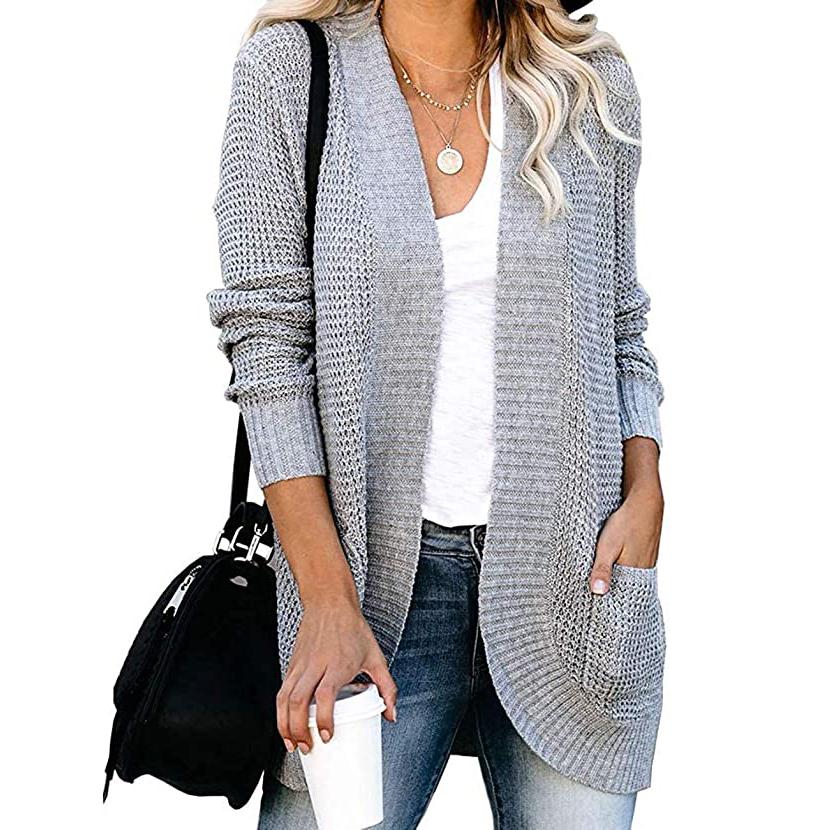 Women's Long Sleeve Knit Cardigan Sweater