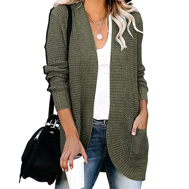 Women's Long Sleeve Knit Cardigan Sweater